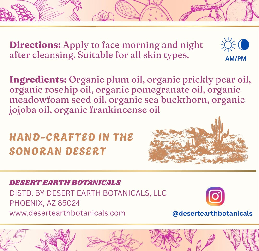 Organic Prickly Pear & Plum Botanical Oil