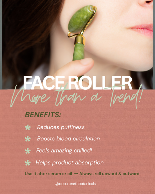 Gemstone Facial Roller & Gua Sha Set