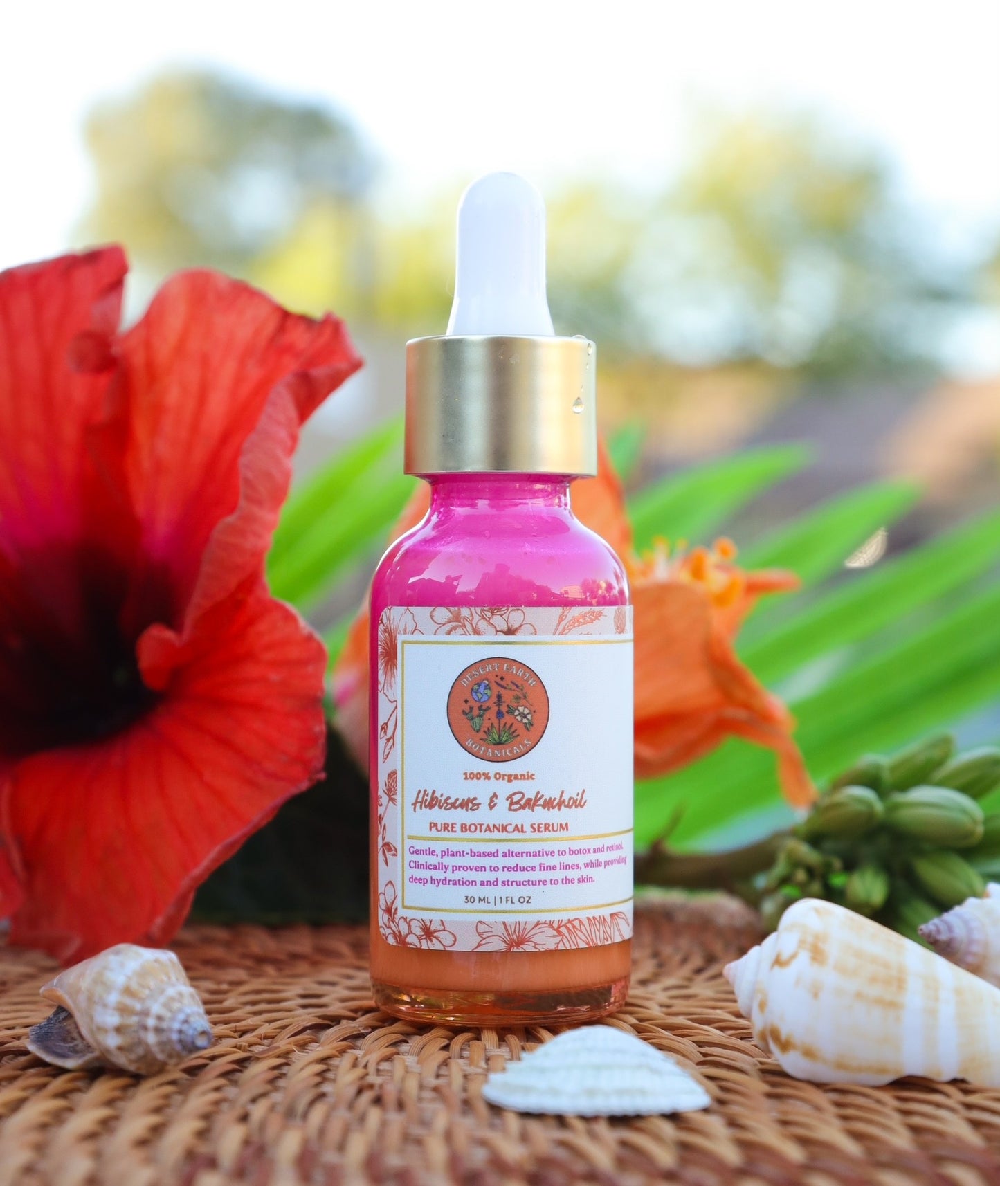 Organic Hibiscus & Bakuchoil Botanical Serum