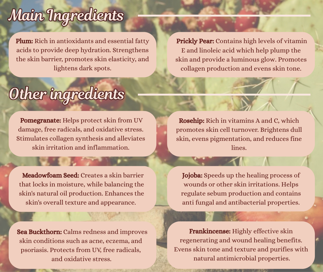 Organic Prickly Pear & Plum Botanical Oil