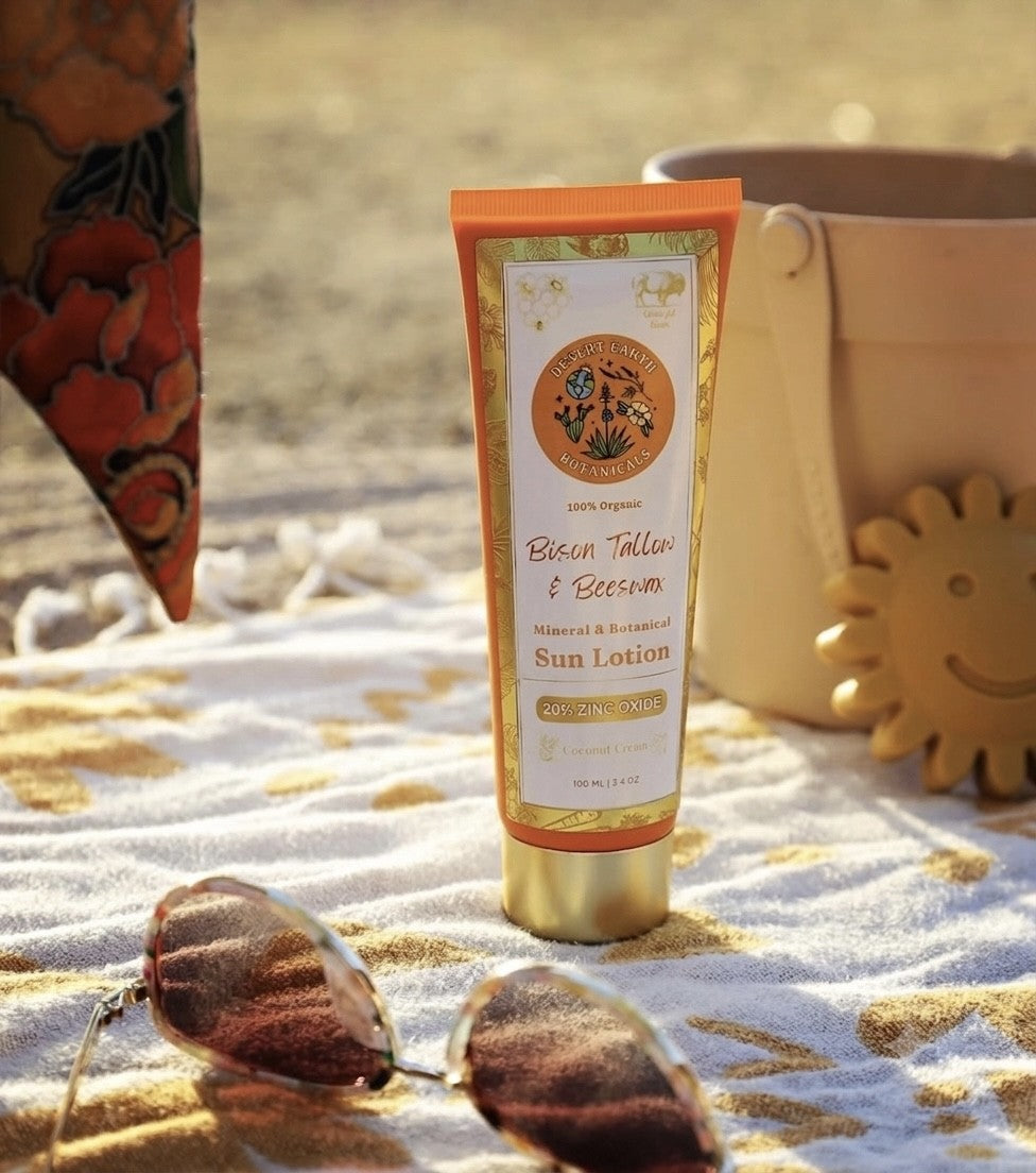 Organic Bison Tallow & Beeswax Sun Lotion